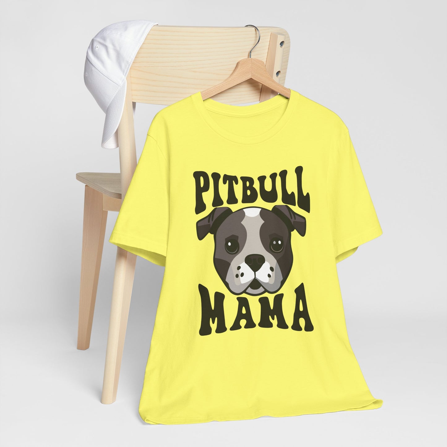 Pitbull Mama T-Shirt | Funny Dog Lover Shirt & Casual Pet Owner Tee