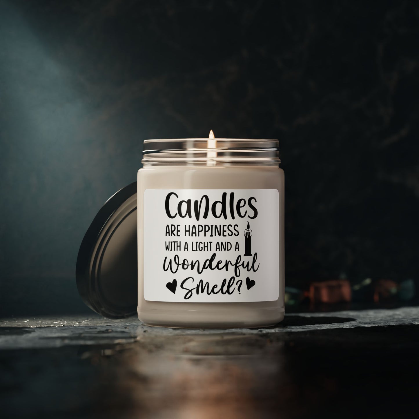 Soy Candle, Happiness Aromatherapy Gift