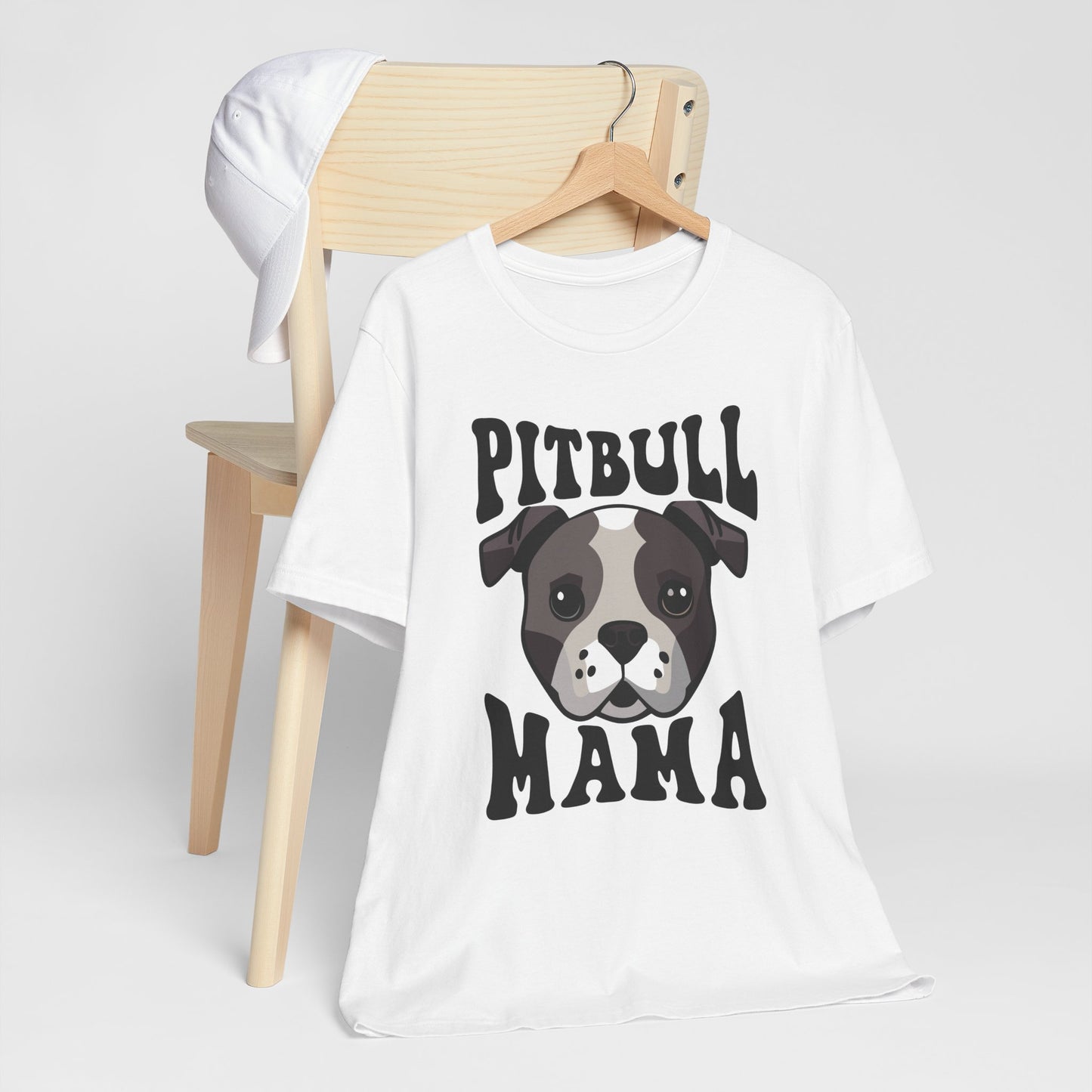 Pitbull Mama T-Shirt | Funny Dog Lover Shirt & Casual Pet Owner Tee