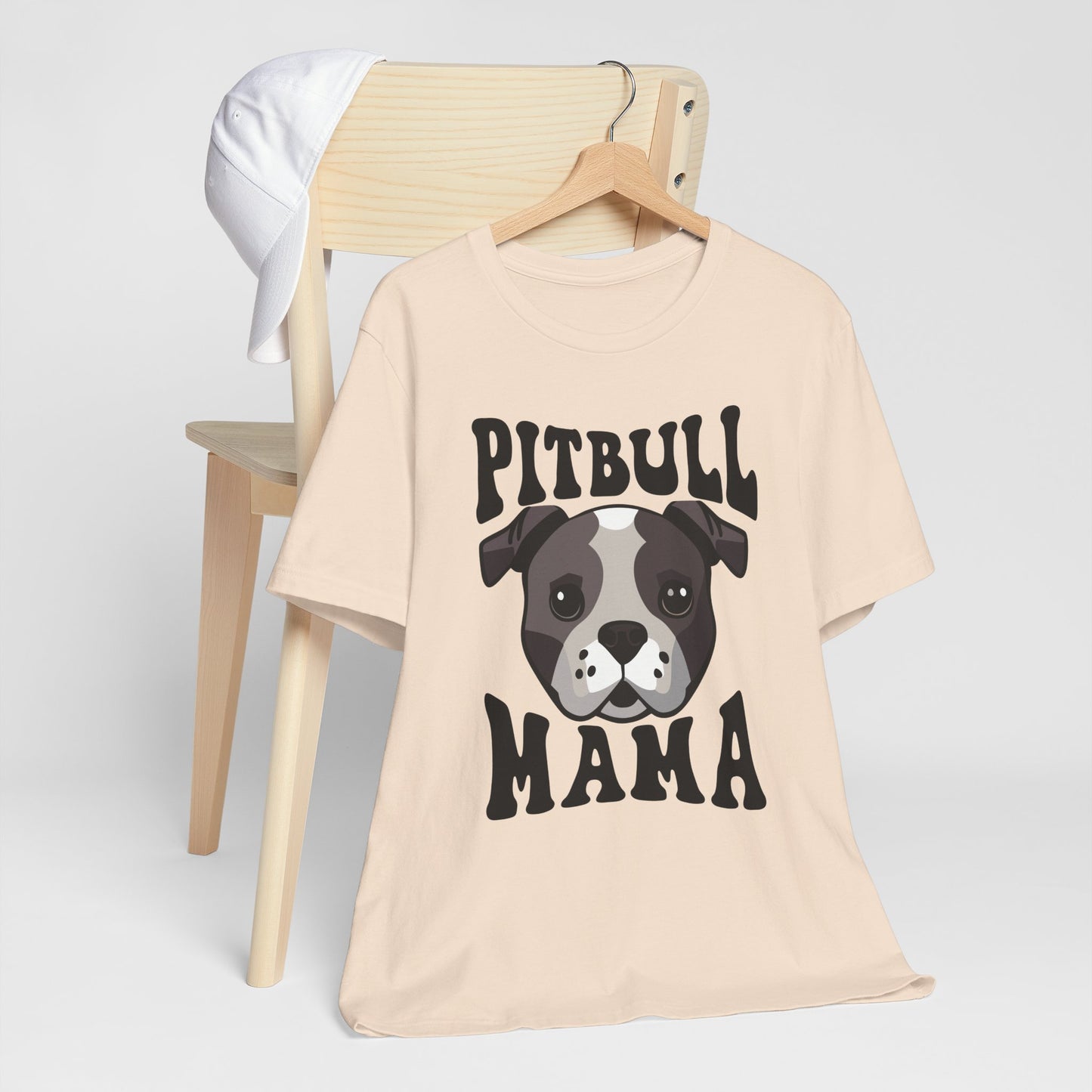 Pitbull Mama T-Shirt | Funny Dog Lover Shirt & Casual Pet Owner Tee