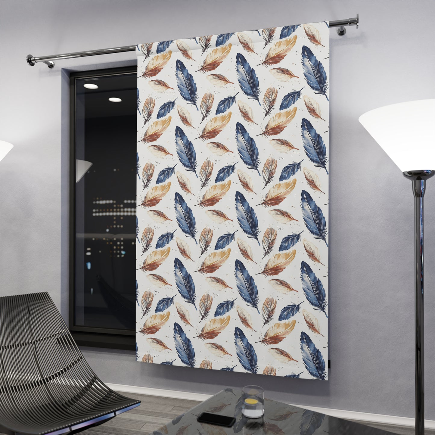 Bohemian Feather Curtains