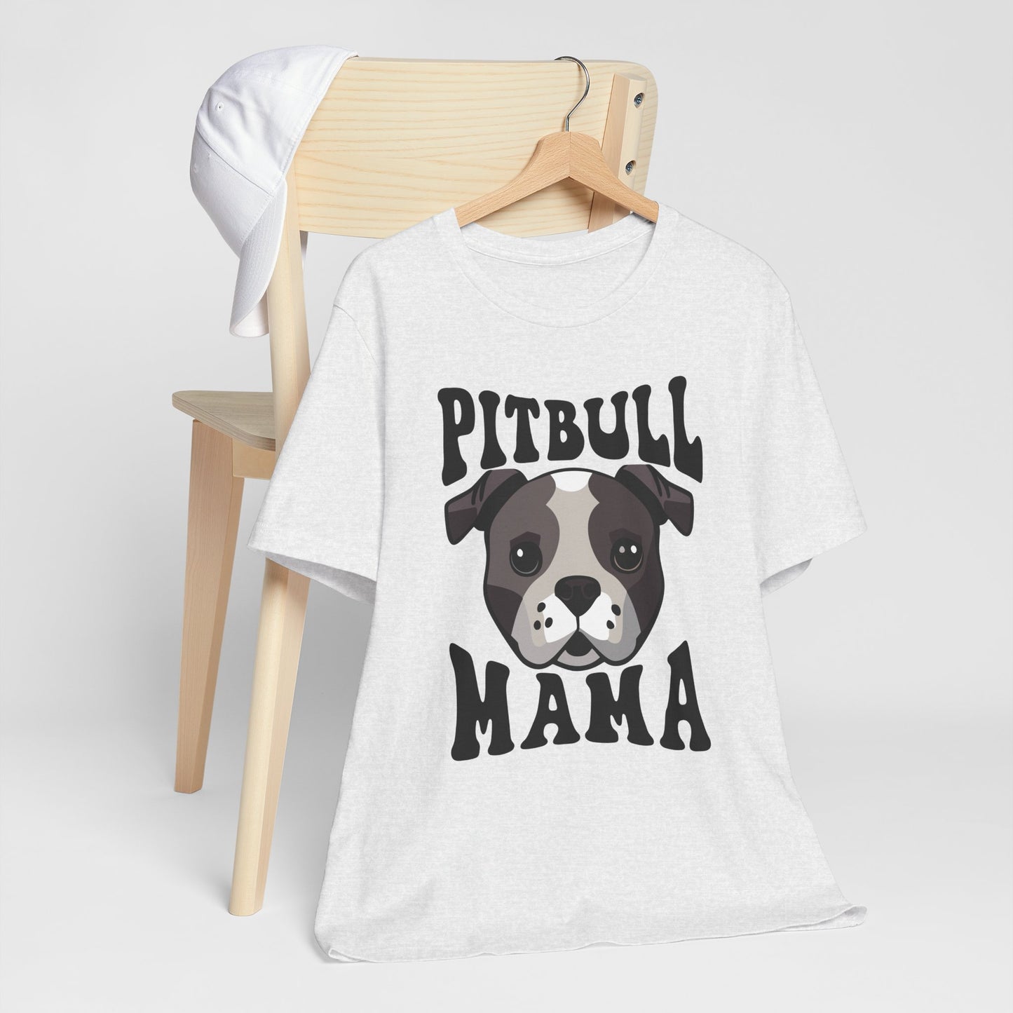 Pitbull Mama T-Shirt | Funny Dog Lover Shirt & Casual Pet Owner Tee
