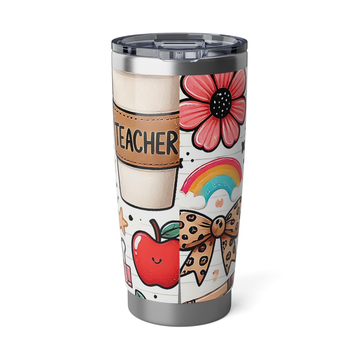 Teacher Floral Tumbler