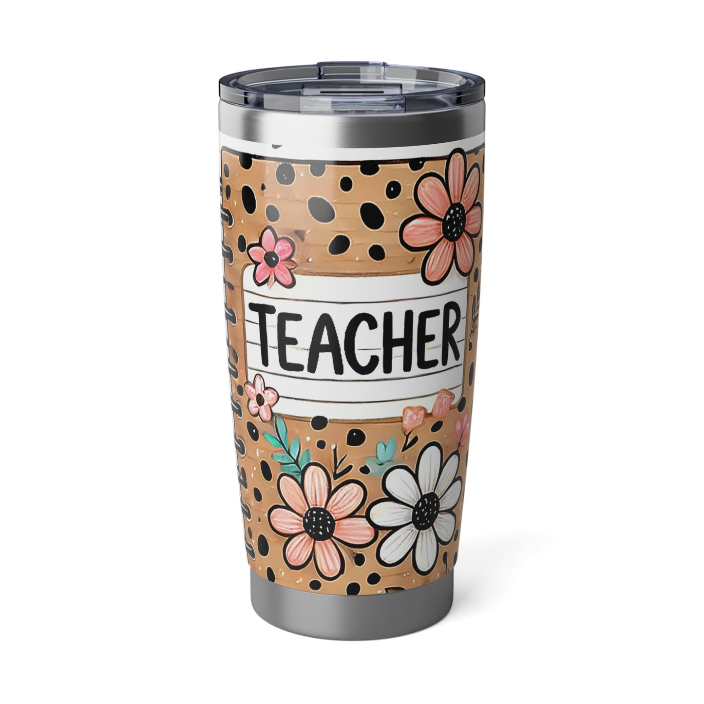 Teacher Floral Tumbler