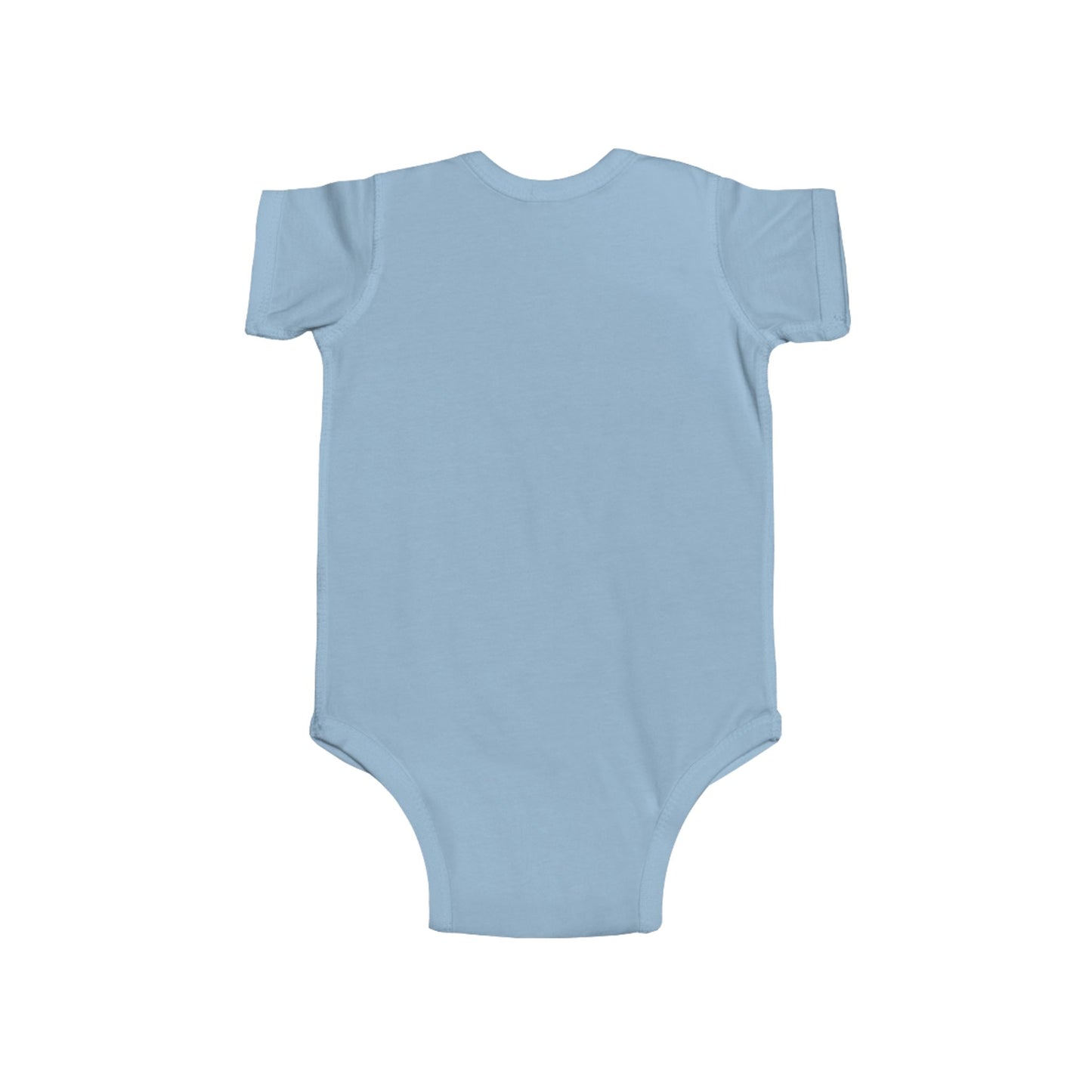 Hello World baby onesie flat lay showing soft cotton fabric and snap buttons