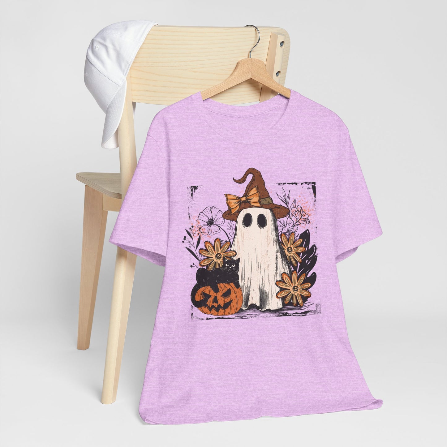Halloween Ghost T-Shirt | Spooky Season Graphic Tee & Party Outfit