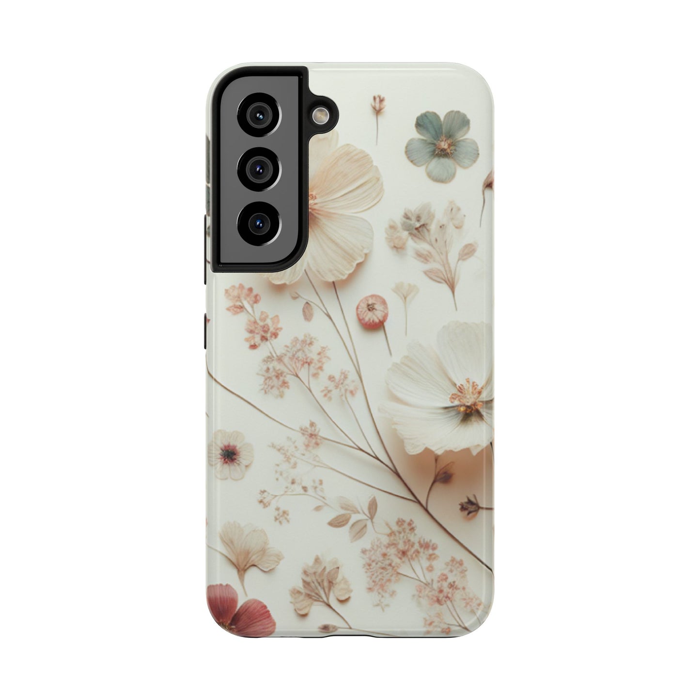 Floral Tough Phone Case, Durable Phone Cover, Floral Print Gift, Protective Case, Nature Lover Accessory, Spring Vibes