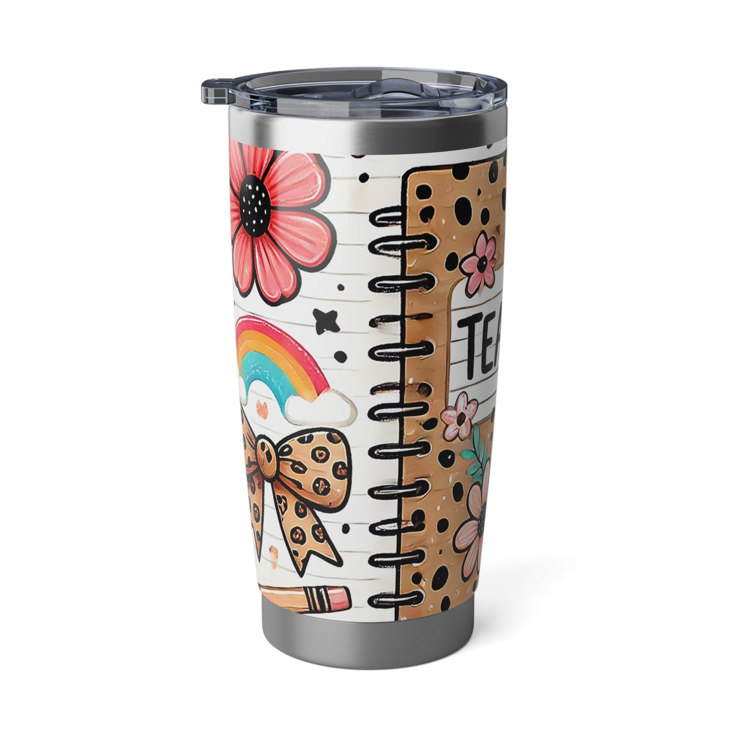 Teacher Floral Tumbler
