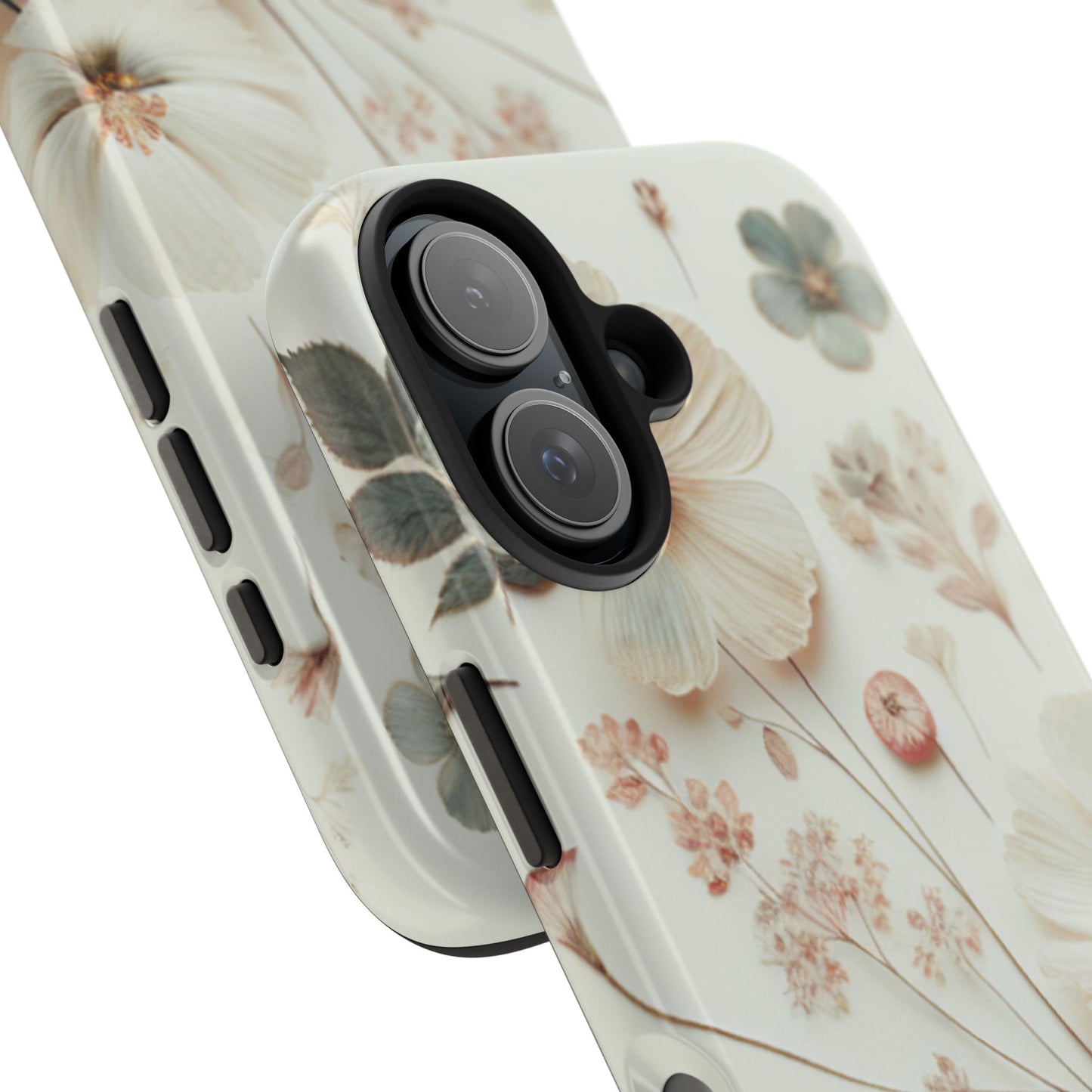 Floral Tough Phone Case, Durable Phone Cover, Floral Print Gift, Protective Case, Nature Lover Accessory, Spring Vibes