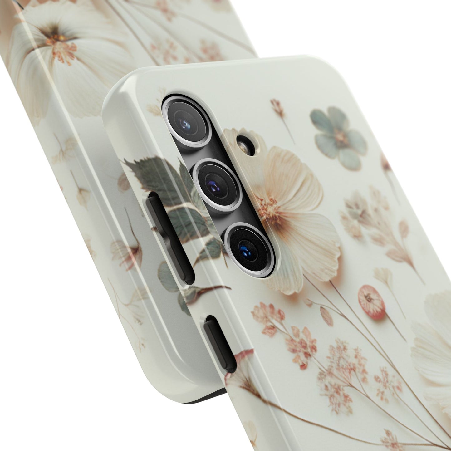 Floral Tough Phone Case, Durable Phone Cover, Floral Print Gift, Protective Case, Nature Lover Accessory, Spring Vibes