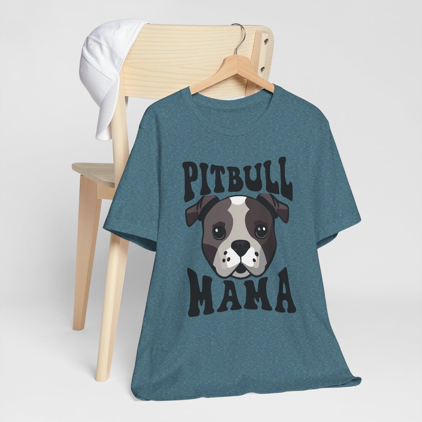 Pitbull Mama T-Shirt | Funny Dog Lover Shirt & Casual Pet Owner Tee