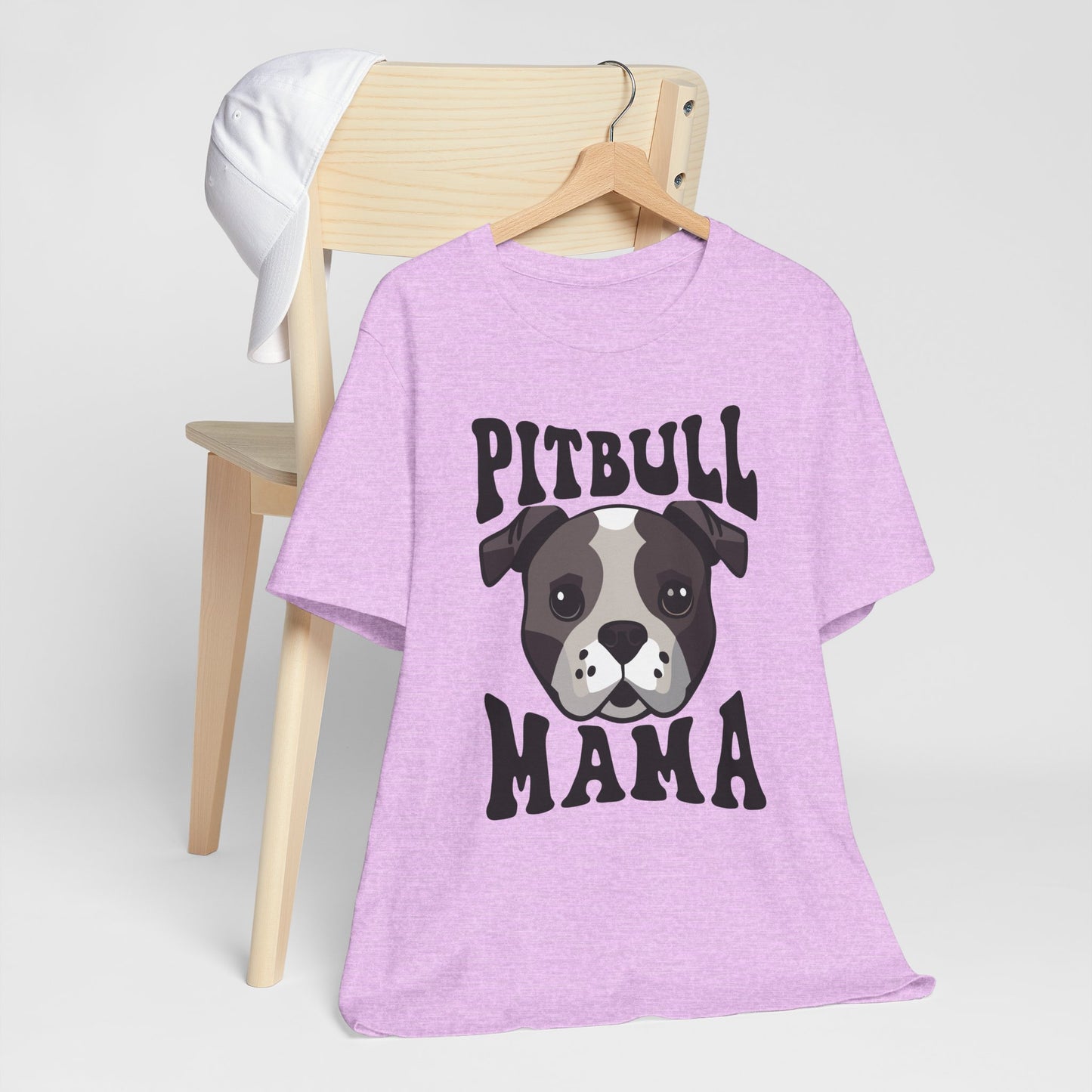 Pitbull Mama T-Shirt | Funny Dog Lover Shirt & Casual Pet Owner Tee