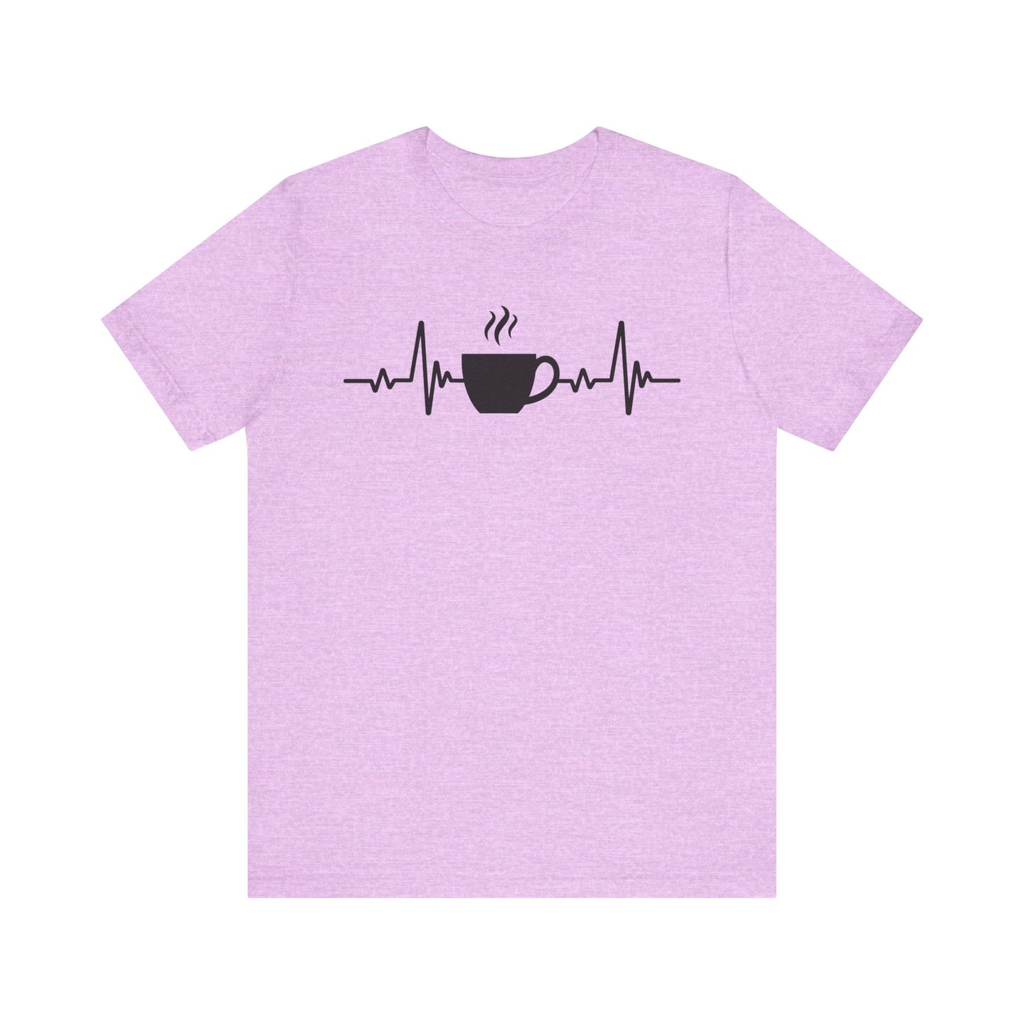 Coffee Heartbeat T-Shirt | Fun Gift for Coffee Lovers & Casual Wear