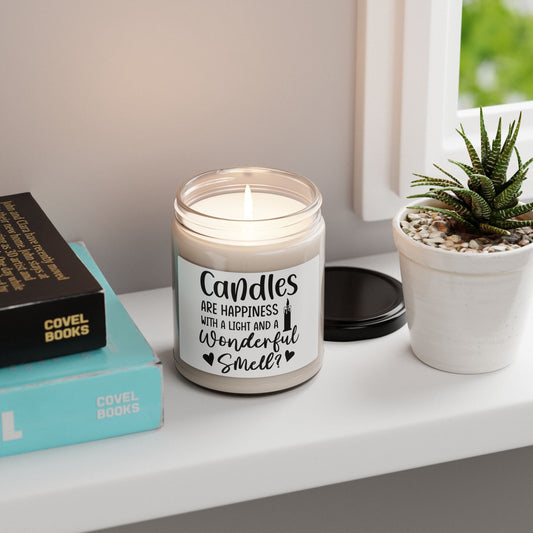 Soy Candle, Happiness Aromatherapy Gift