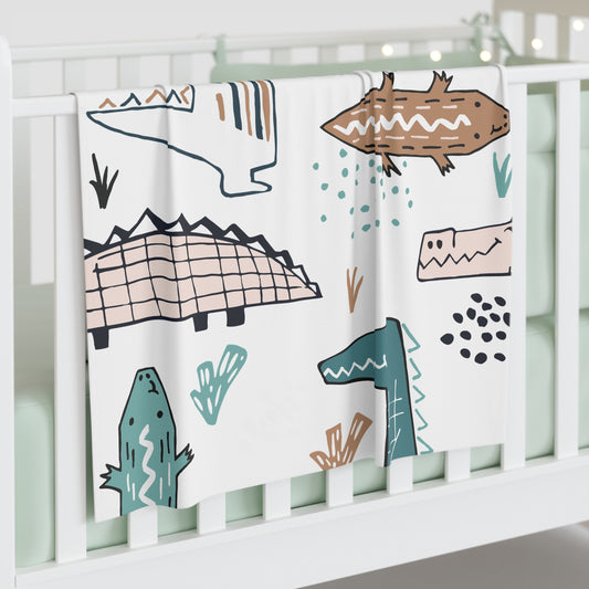 Dinosaur Swaddle Blanket