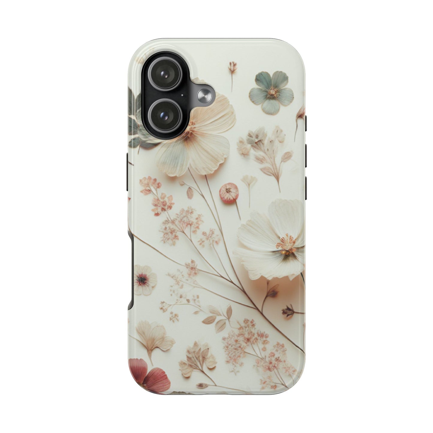 Floral Tough Phone Case, Durable Phone Cover, Floral Print Gift, Protective Case, Nature Lover Accessory, Spring Vibes
