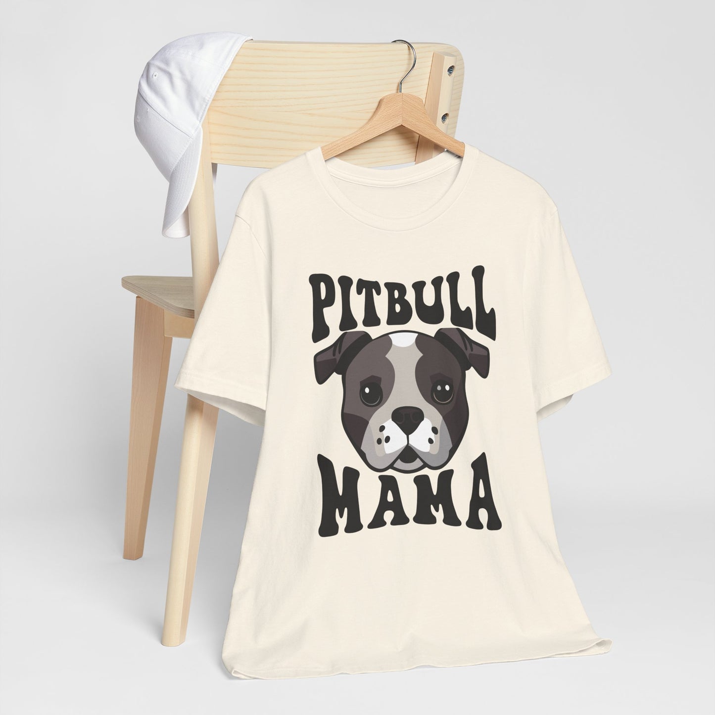 Pitbull Mama T-Shirt | Funny Dog Lover Shirt & Casual Pet Owner Tee