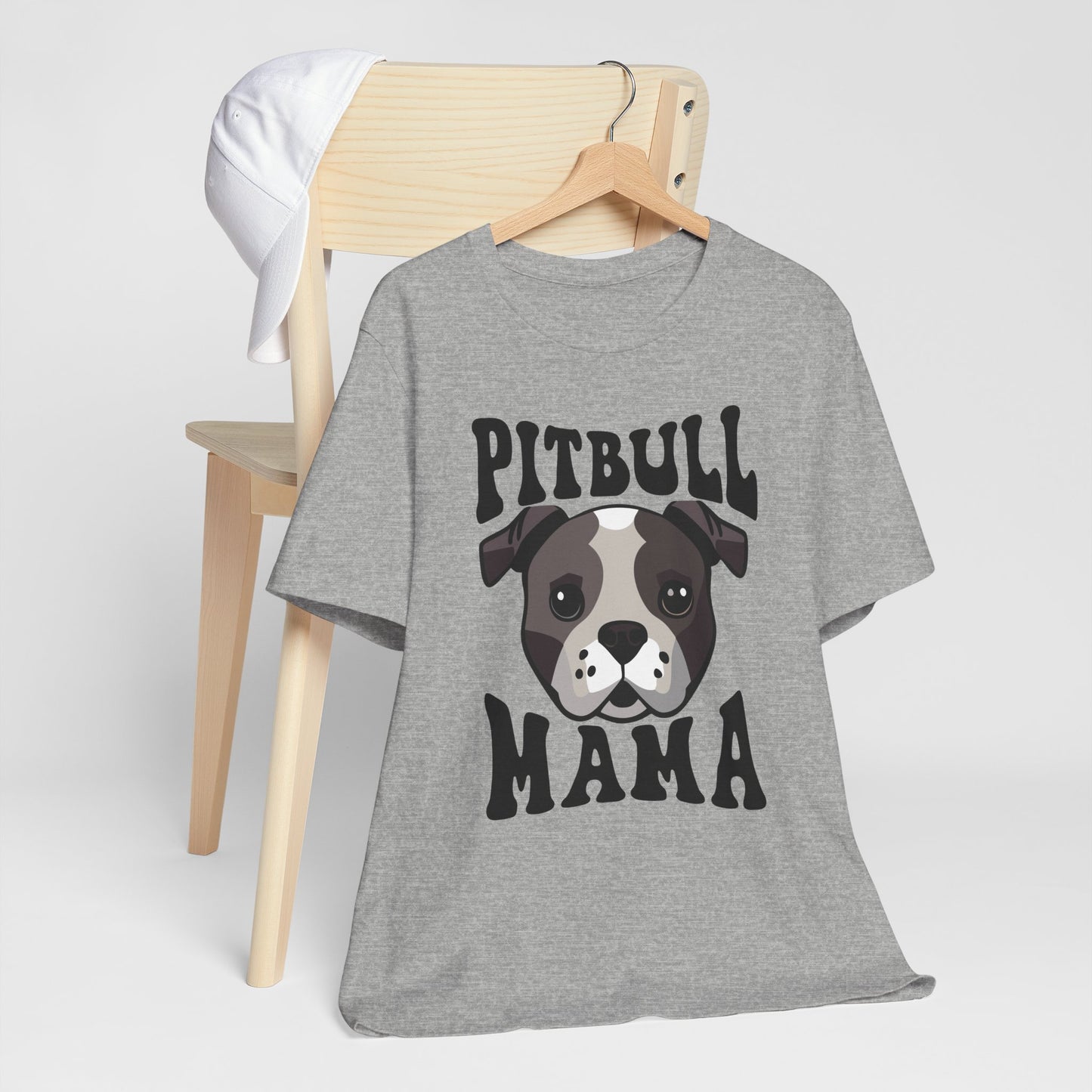 Pitbull Mama T-Shirt | Funny Dog Lover Shirt & Casual Pet Owner Tee