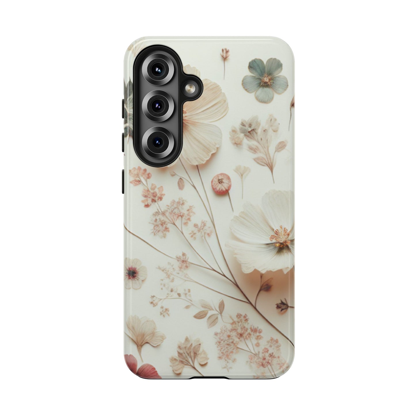 Floral Tough Phone Case, Durable Phone Cover, Floral Print Gift, Protective Case, Nature Lover Accessory, Spring Vibes
