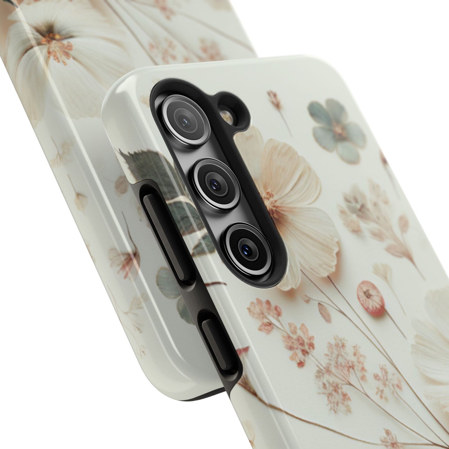 Floral Tough Phone Case, Durable Phone Cover, Floral Print Gift, Protective Case, Nature Lover Accessory, Spring Vibes