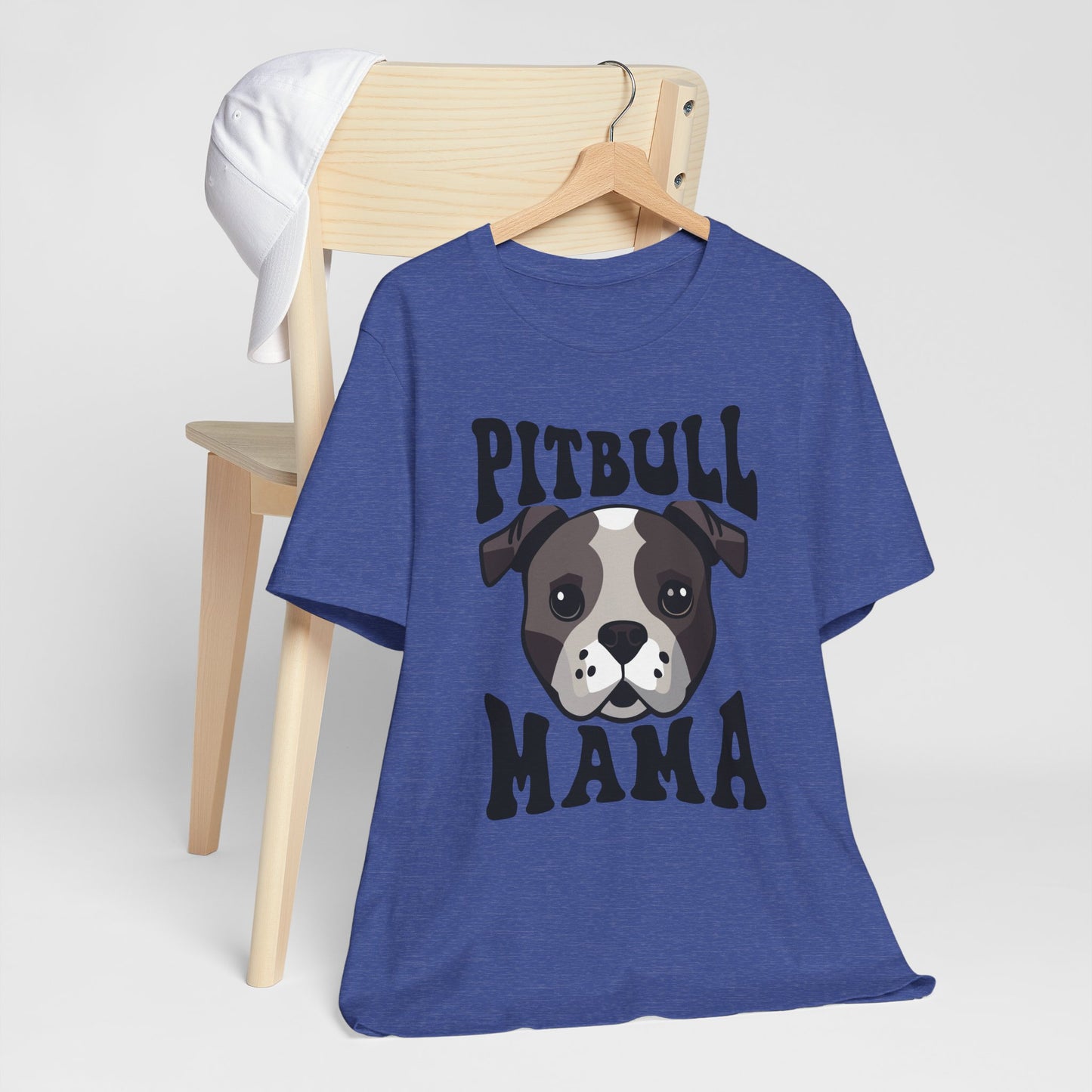 Pitbull Mama T-Shirt | Funny Dog Lover Shirt & Casual Pet Owner Tee
