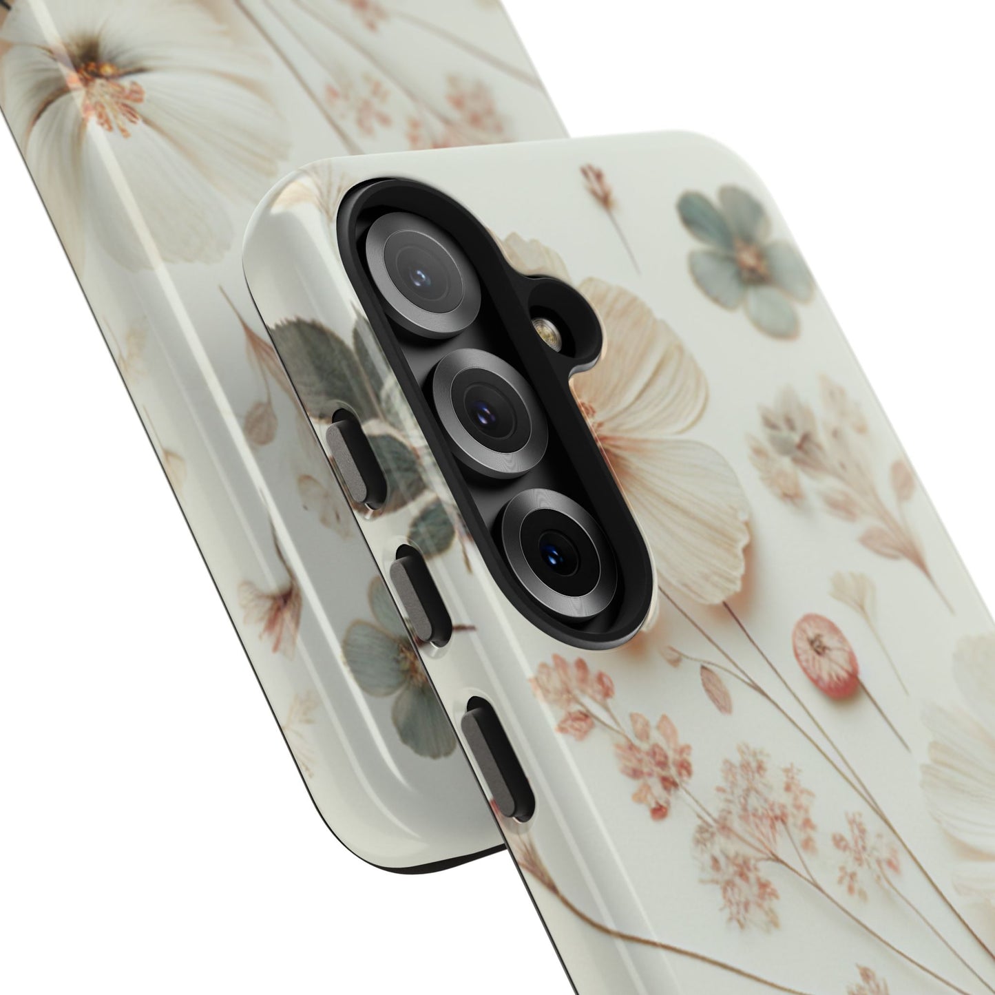 Floral Tough Phone Case, Durable Phone Cover, Floral Print Gift, Protective Case, Nature Lover Accessory, Spring Vibes