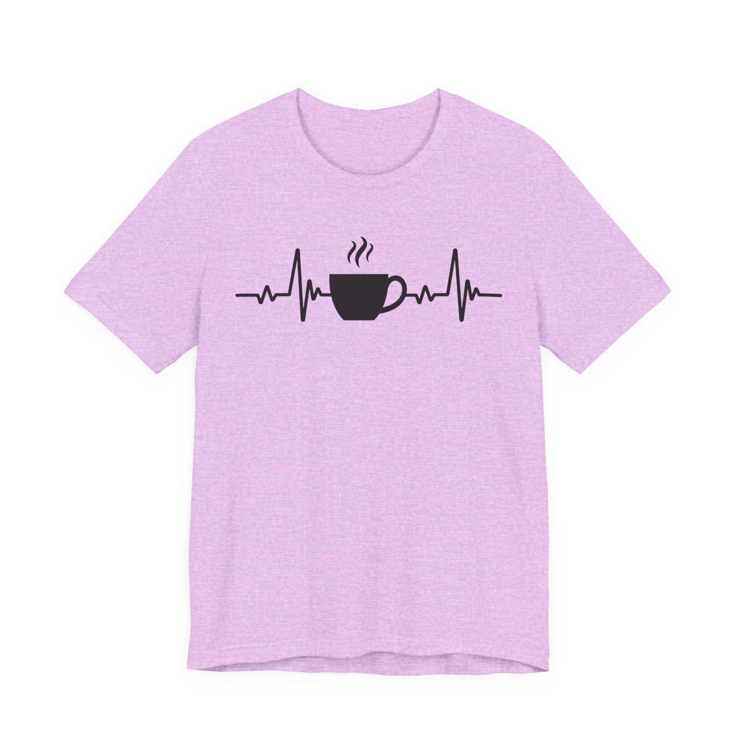 Coffee Heartbeat T-Shirt | Fun Gift for Coffee Lovers & Casual Wear