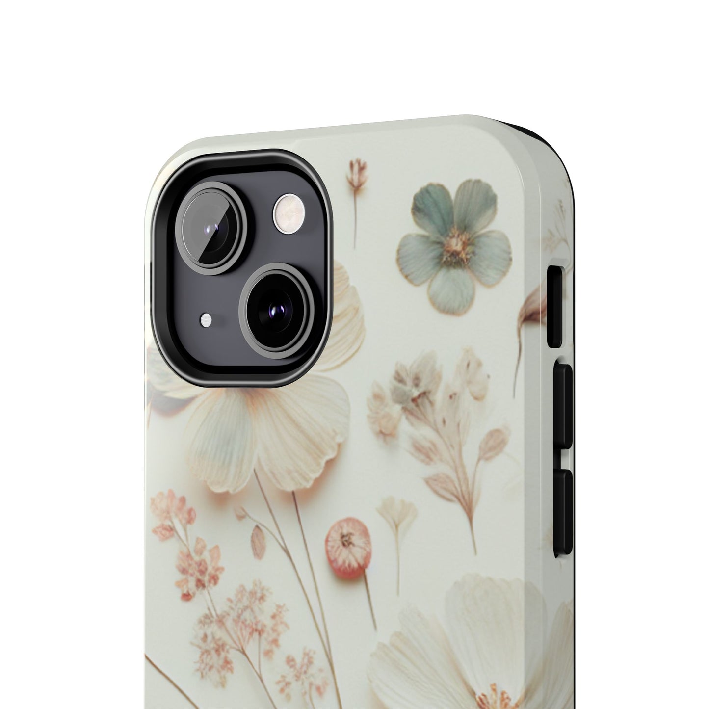 Floral Tough Phone Case, Durable Phone Cover, Floral Print Gift, Protective Case, Nature Lover Accessory, Spring Vibes