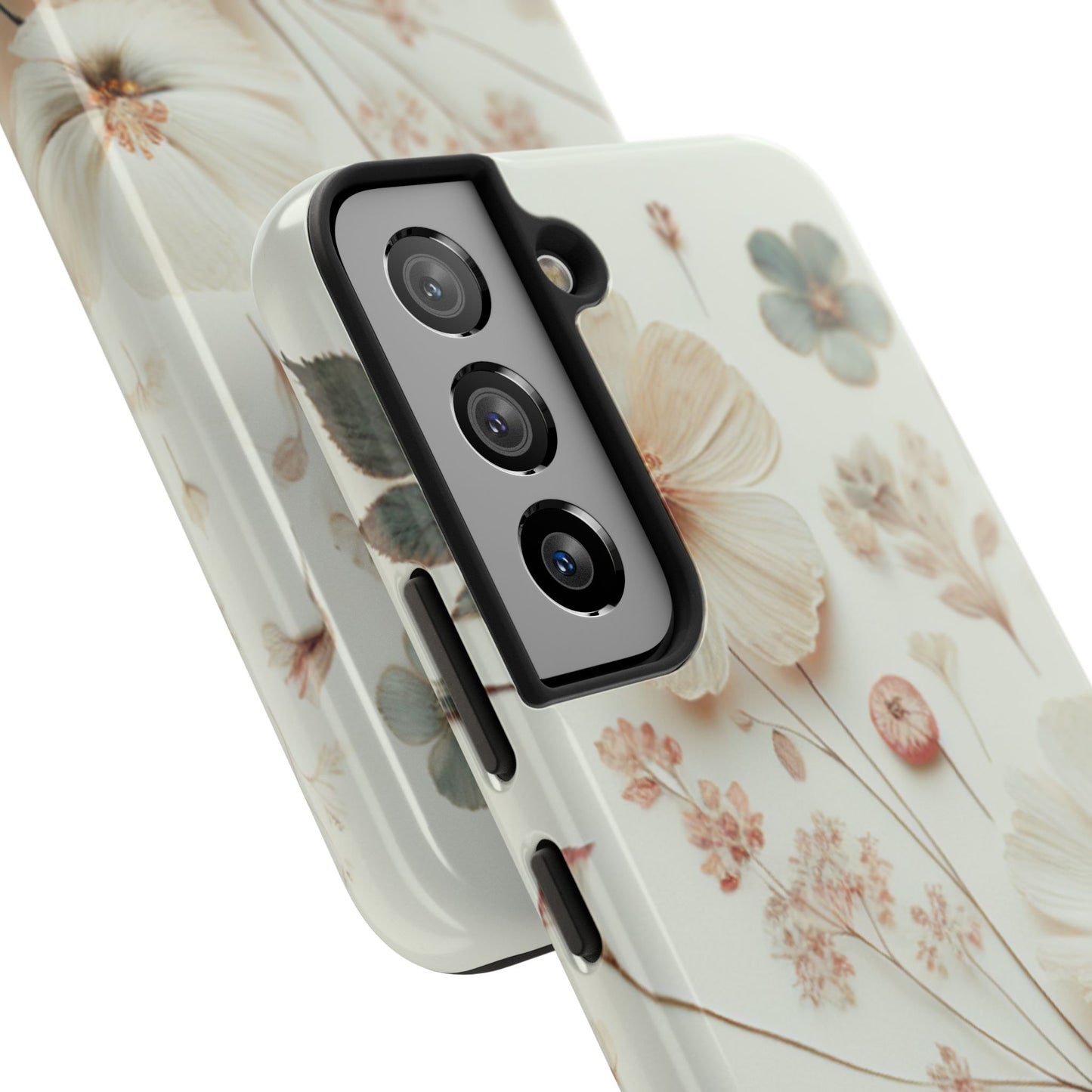 Floral Tough Phone Case, Durable Phone Cover, Floral Print Gift, Protective Case, Nature Lover Accessory, Spring Vibes