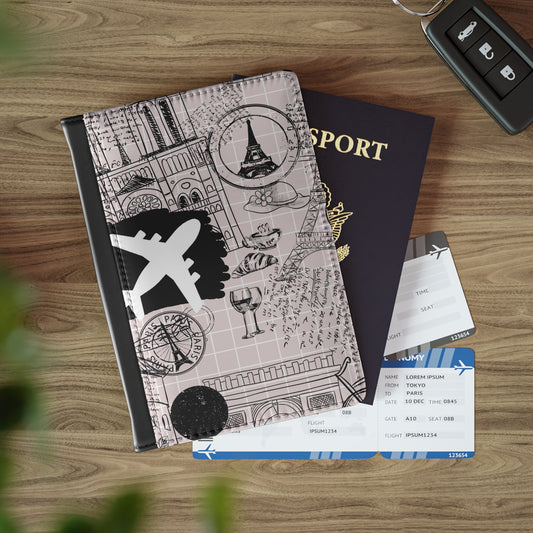 Passport Cover, Travel Passport Holder for Wanderlust Travelers, Stylish Travel Essentials Gift
