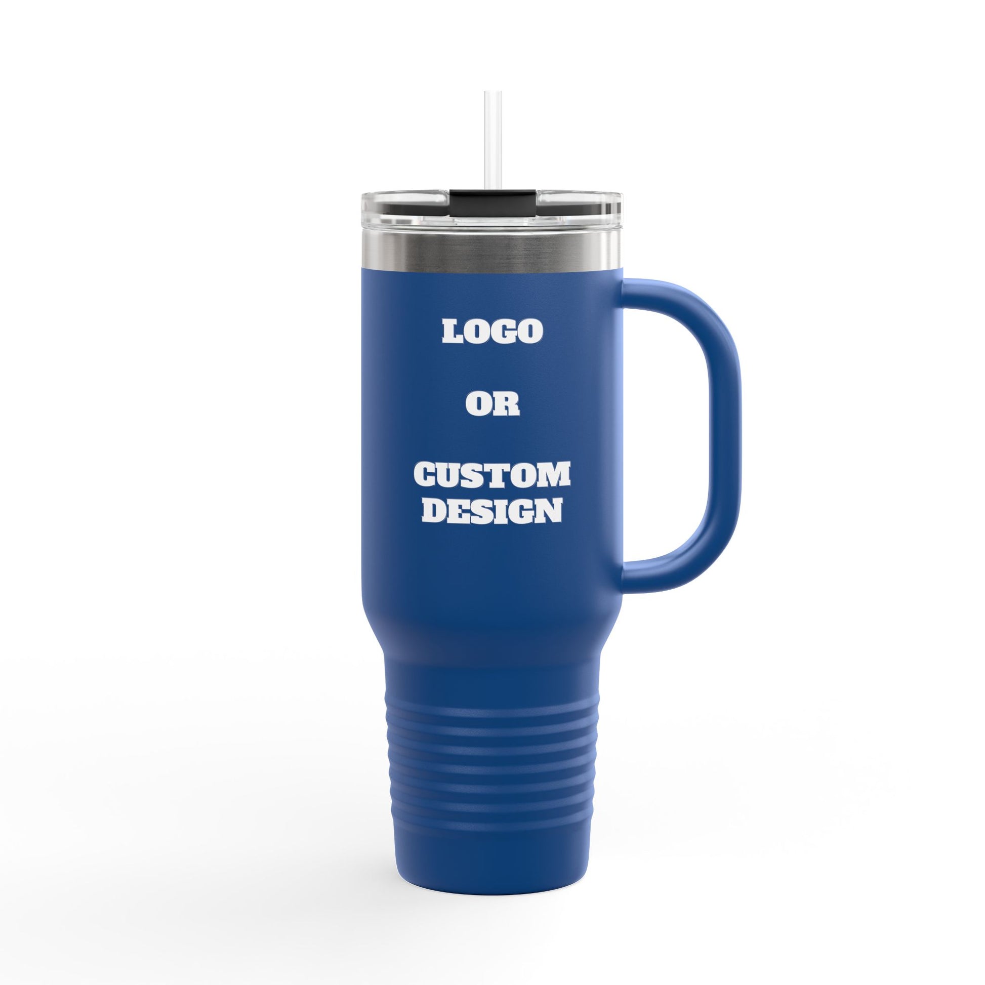 Personalized corporate gift tumbler in multiple powder-coated color options